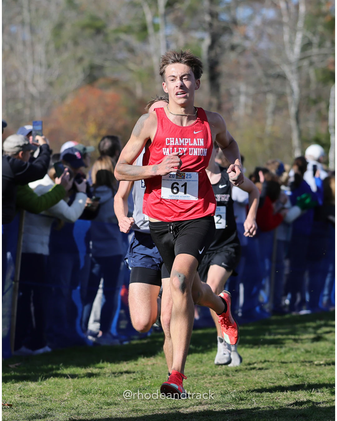 Cole Hart, Champlain Valley Union High School, P72, 17:41.42 - New England Cross Country State Championship - Thetford Vt - November 8, 2025 File: ./dir-2-Boys-Championship/251108-2025-New England-Cross-Country-Championships-Thetford-VT-640-296A1182.jpg Cole Hart, Champlain Valley Union High School, P72, 17:41.42 - New England Cross Country State Championship - Thetford Vt - November 8, 202…